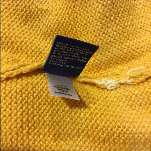 Apt 9 scoopneck tank top with fringe accents Woman’s size XXL gold & white - Picture 12 of 12